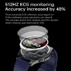 E420 Smart Watch, 1.39" Color Screen, Heart/BP Monitoring, Blue Strap - 6