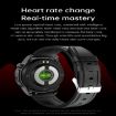 E420 1.39" Smart Watch, Leather, Heart Rate/Blood Pressure Monitor - 5