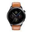 E420 1.39" Smart Watch, Leather Strap, Heart/BP Monitoring (Brown) - 2