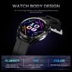 EC33 Pro Smart Watch: 1.48" Screen, Heart Rate & BP Monitor - Black - 6