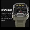 MK66 1.85" Yellow Smart Watch with Heart Rate/Blood Pressure Monitor - 6