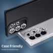 Samsung S23 Ultra 5G Camera Lens Glitter Ring & Glass Film (Silver) - 6