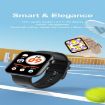 P59 2.01" Smart Watch with Heart Rate, BP, Blood Oxygen Monitor, Blue - 6