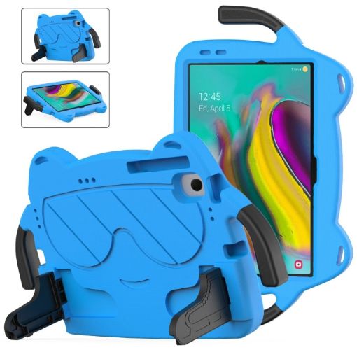 Samsung Galaxy S5e 10.5 2019 Shockproof Tablet Case Sky Blue+Black - 1