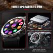 C21pro Smart Watch, Heart Rate/Blood Pressure/Oxygen Monitor (Black) - 5