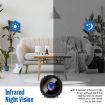 W8 Mini HD 1080P Wifi Smart Home Camera with Night Vision (White) - 4
