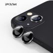iPhone 15/15 Plus ENKAY 9H Rear Lens Tempered Glass (Black) - 1