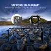 iPhone 15/15 Plus ENKAY 9H Rear Lens Tempered Glass (Black) - 2