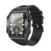 AK55 1.91" Waterproof Smartwatch with Heart/Blood Monitoring (Black) - 1
