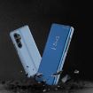 Samsung Galaxy M34 5G Silver Mirror Flip Leather Case with Holder - 2