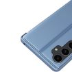 Samsung Galaxy M34 5G Silver Mirror Flip Leather Case with Holder - 6