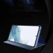 Samsung Galaxy A15 Silver Mirror Flip Leather Case with Holder - 3