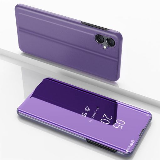 Samsung Galaxy A06 4G Mirror Flip Leather Case Violet Blue - 1