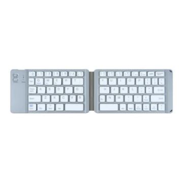 BT18 Grey Magnetic Folding Bluetooth Keyboard for Devices - 1