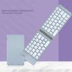 BT18 Grey Magnetic Folding Bluetooth Keyboard for Devices - 4