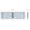 BT18 Magnetic Folding Bluetooth Keyboard for Phones, Tablets, PCs - 3
