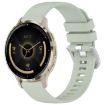 Garmin Venu 3S Green Silicone Watch Band with Silver Buckle - 1