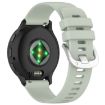Garmin Forerunner 255S Music/255S Silicone Band (Green, Silver Buckle) - 2
