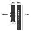 Garmin Forerunner 255S Music/255S Silicone Band (Green, Silver Buckle) - 6