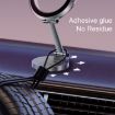 1080 Rotating Magnetic Phone Holder Car Mount - Silver - 5