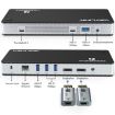 WAVLINK UTD21H 4K Dual DisplayPort Thunderbolt 3 Dock, US Plug - 4