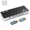 WAVLINK UTD21H 11-in-1 4K Dual DisplayPort Thunderbolt 3 Dock EU Plug - 1