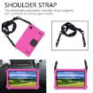 Alcatel Joy Tab2/3T 8.0 Honeycomb EVA Hybrid Case - Rose Red+Black - 4
