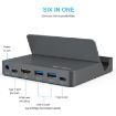 WAVLINK WL-UHP3D01 Portable Type-C Phone Dock Multi-Port USB HUB Adapter - 6