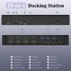 WAVLINK UG69PD10 4K/5K USB-C Docking Station Hub, US Plug - 3