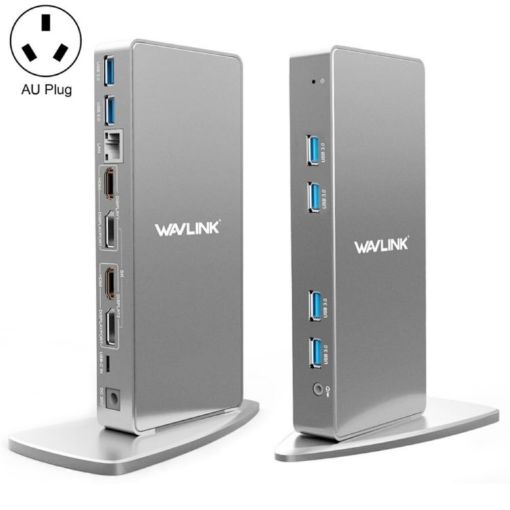 WAVLINK Type-C Docking Station Aluminum HUB Adapter (AU Plug) - 1