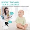 Two-Way Audio Night Vision Surveillance Camera Baby Monitor EU Plug - 5