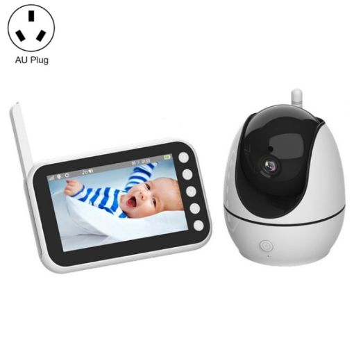 ABM200 4.5" Video Baby Monitor, Two-Way Voice, Temp Display (AU Plug) - 1