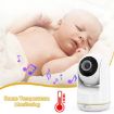 VB803 Baby Monitor with Lullabies & PTZ Rotation (EU Plug) - 4