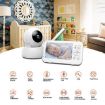 5" Wireless Infrared Night Vision Baby Monitor with Intercom (UK Plug) - 6