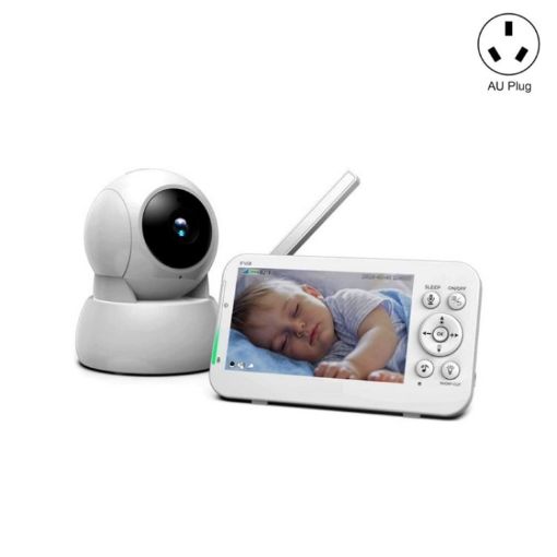 5" Infrared Night Vision Baby Monitor with Two-way Intercom (AU Plug) - 1