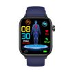 ET570 Smart Watch, 1.96" Color Screen, Bluetooth Call/ECG, Blue Strap - 2