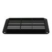 A6789 Black RV/Bus Louver Outlet Panel 193x122mm with Screws - 3