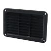 A6789 Black RV/Bus Louver Outlet Panel 193x122mm with Screws - 4