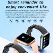 L21 1.69" TFT Smart Watch, Blood Pressure & Sleep Monitor, Silver - 2
