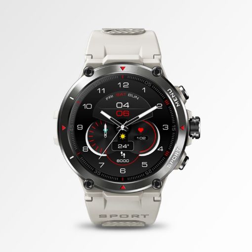 Zeblaze Stratos 2 Smart Watch, 1.3" AMOLED, Sleep/Heart Rate Monitor - 1