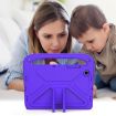 Purple EVA Shockproof Case with Holder for Samsung Galaxy Tab A8 10.5/X200 - 6