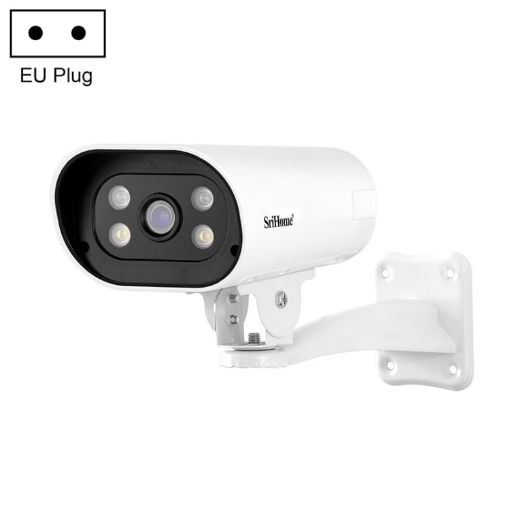 SriHome SH037B 4MP Night Vision Waterproof Bullet Camera POE, EU Plug - 1