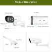 SriHome SH037B 4MP Night Vision Waterproof Bullet Camera POE, EU Plug - 2