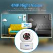 ESCAM QF005 4MP Indoor HD Camera, WiFi, Motion Detection, Night Vision - 3