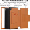 Samsung Galaxy Tab A8 10.5 Smart Magnetic Leather Case, Brown - 2