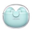 USAMS BU12 Green Bluetooth 5.1 TWS Half In-Ear Wireless Earphones - 1