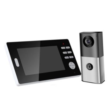 Wireless 720P Video Doorbell with Night Vision & Talk Function - 1
