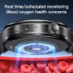 V16 Smart Watch, 1.46" Screen, Bluetooth Call, Heart Rate, Silver - 4