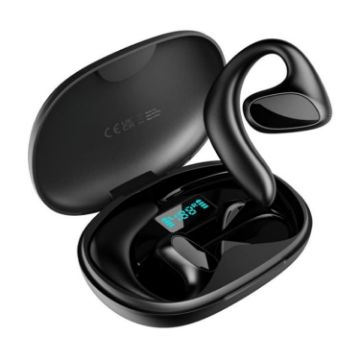 M8 Bluetooth Headset: 144 Language Translator Earphones (Black) - 1
