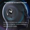M8 Bluetooth Headset: 144 Language Translator Earphones (Black) - 6